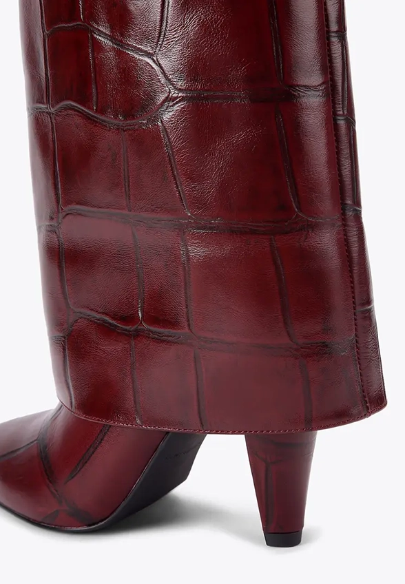 KOZAKI FOLDOVER TALL GŁĘBOKIE WINO
