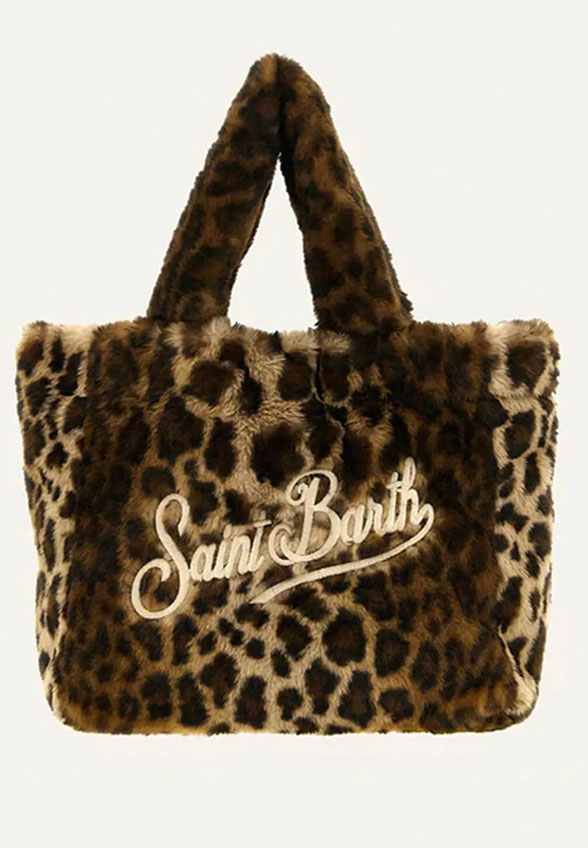 TORBA COLETTE SOFT FUR LEOPARD BRĄZOWA