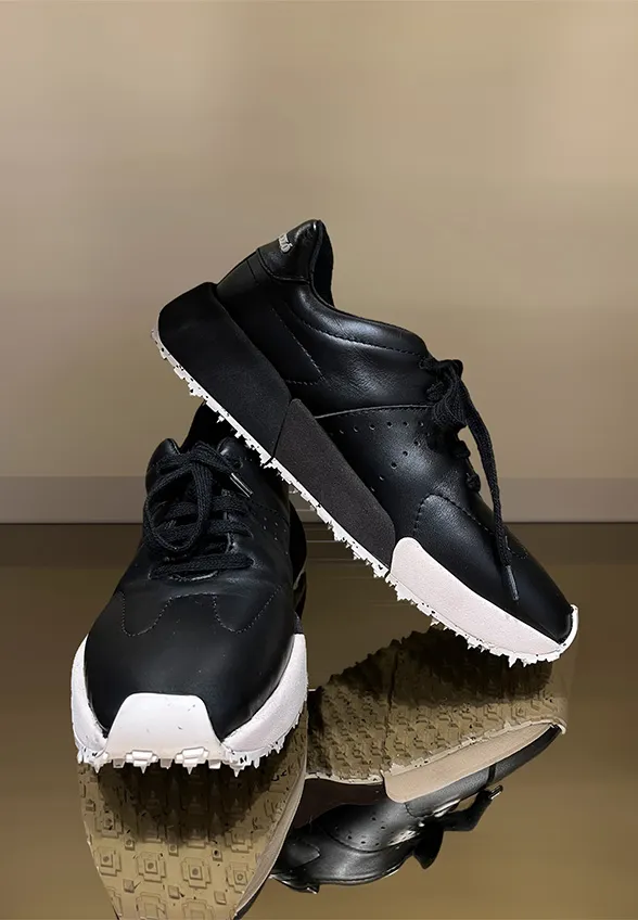 SNEAKERSY SABELA ZE SKÓRY NAPPA CZARNE