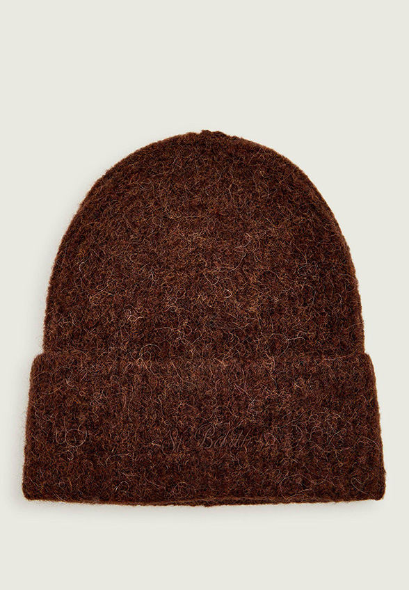 CZAPKA MOSS ALPACA BRĄZOWA