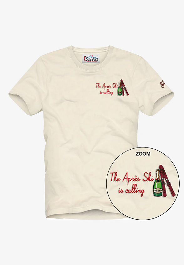 T-SHIRT ARNOTT WARM KREMOWY