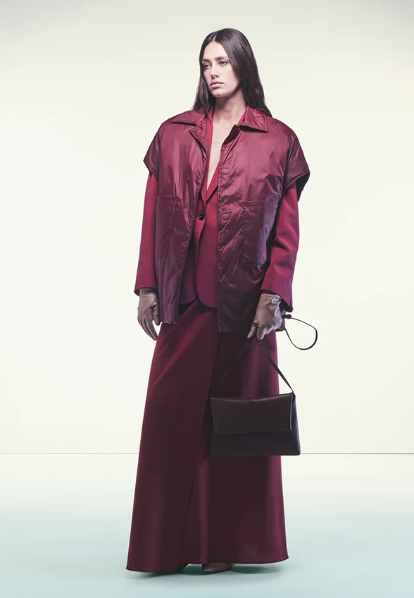 MARYNARKA OVERSIZE CZERWONA