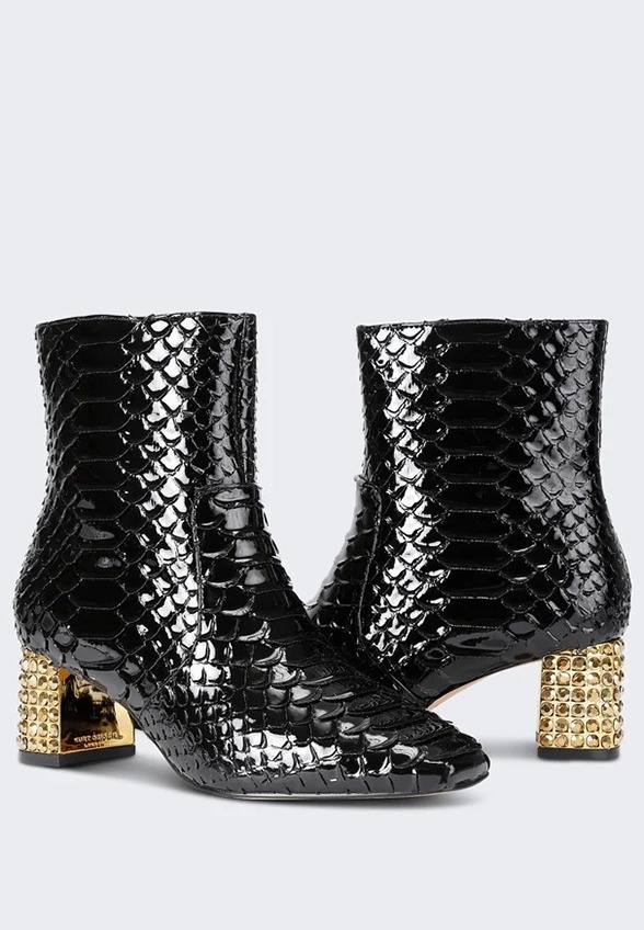BOTKI CHELSEA BLOCK ANKLE CZARNE