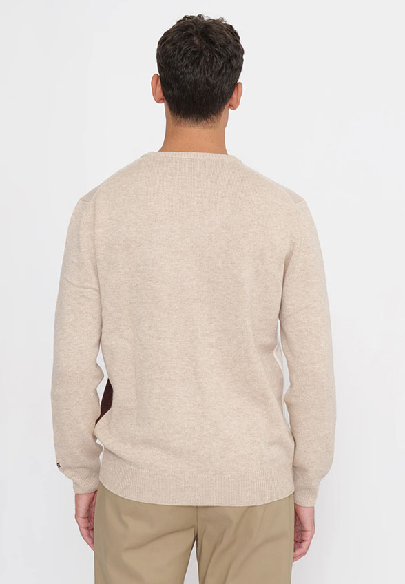 SWETER MĘSKI HERON BEŻOWY