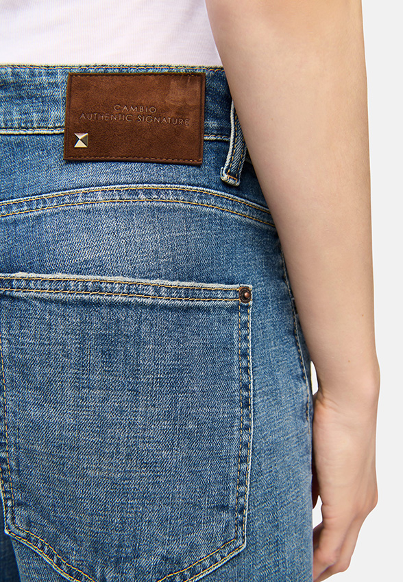 SPODNIE JEANSOWE BAGGY-FIT NIEBIESKIE