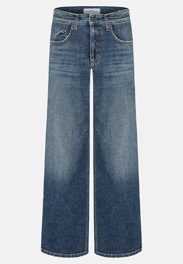 SPODNIE JEANSOWE BAGGY-FIT NIEBIESKIE