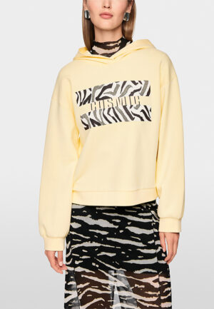 BLUZA Z NADRUKIEM BANANOWY ŻÓŁTY