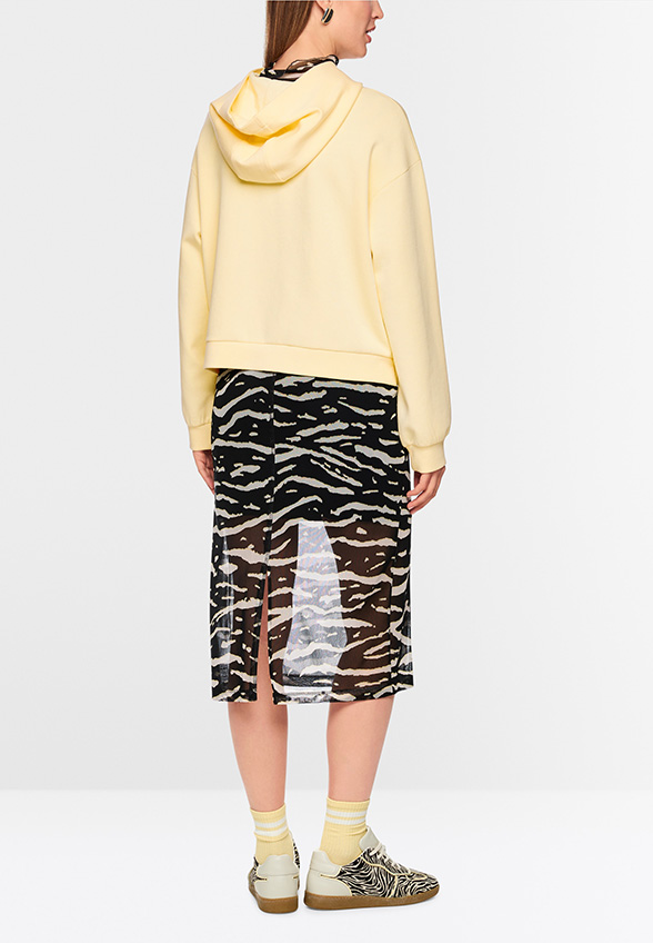 BLUZA Z NADRUKIEM BANANOWY ŻÓŁTY