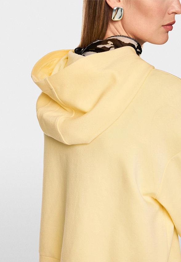 BLUZA Z NADRUKIEM BANANOWY ŻÓŁTY