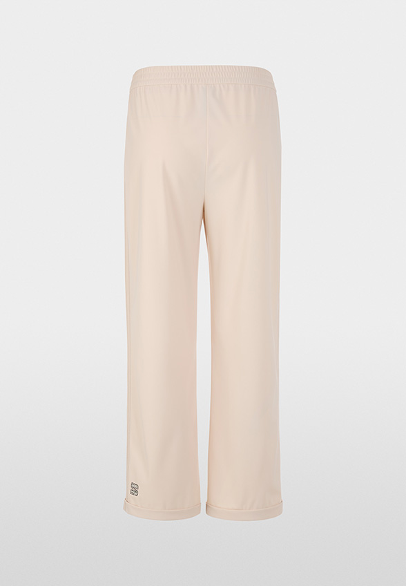 SPODNIE WUXI WIDE-FIT REGULAR KREMOWE