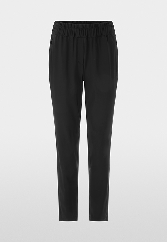 SPODNIE RHODOS LOOSE-FIT HIGH CZARNE