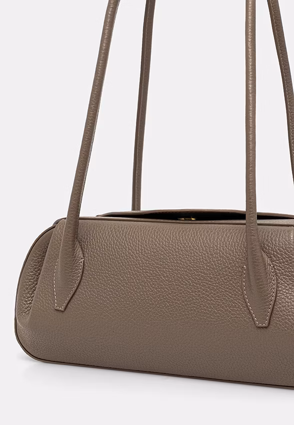TORBA OYSTER SHOULDER BAG TAUPE