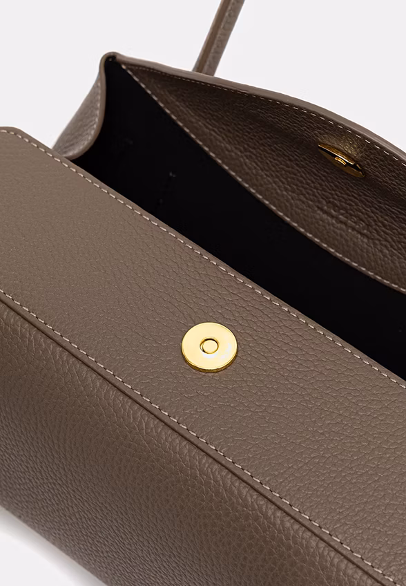 TORBA OYSTER SHOULDER BAG TAUPE