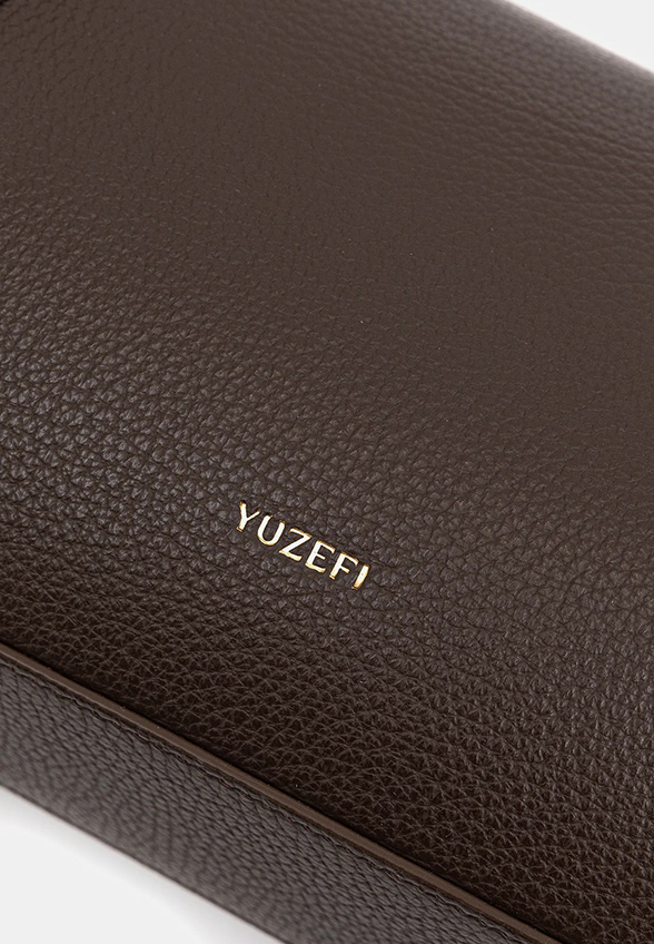 TORBA OYSTER SHOULDER BAG GORZKA CZEKOLADA