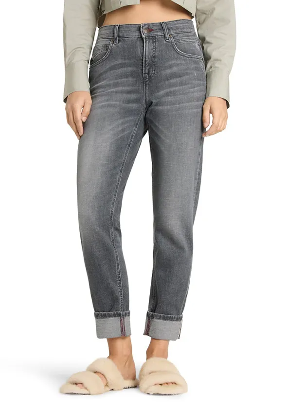 SPODNIE JEANSOWE KERRY STRAIGHT-FIT SZARE