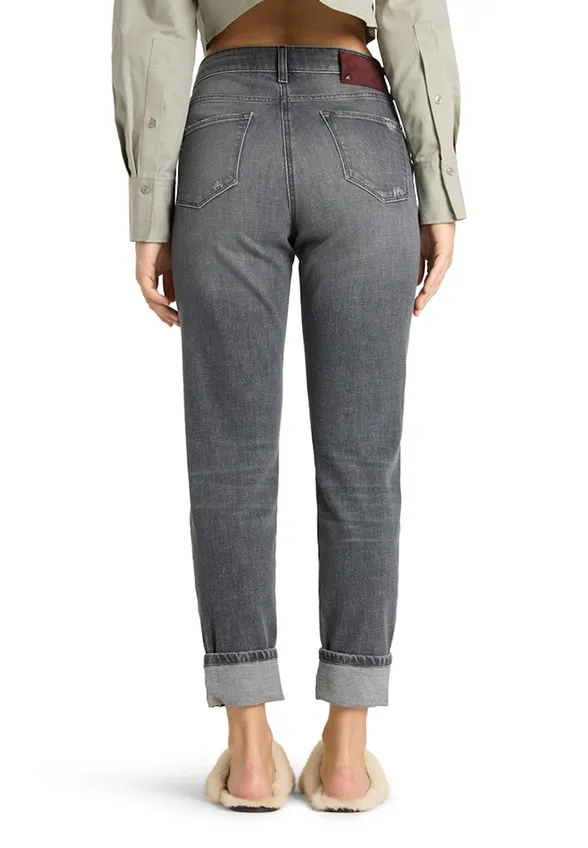 SPODNIE JEANSOWE KERRY STRAIGHT-FIT SZARE
