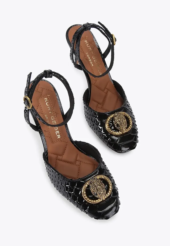 SZPILKI CHELSEA ANKLE STRAP CZARNE