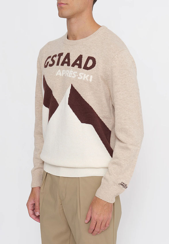 SWETER MĘSKI HERON BEŻOWY
