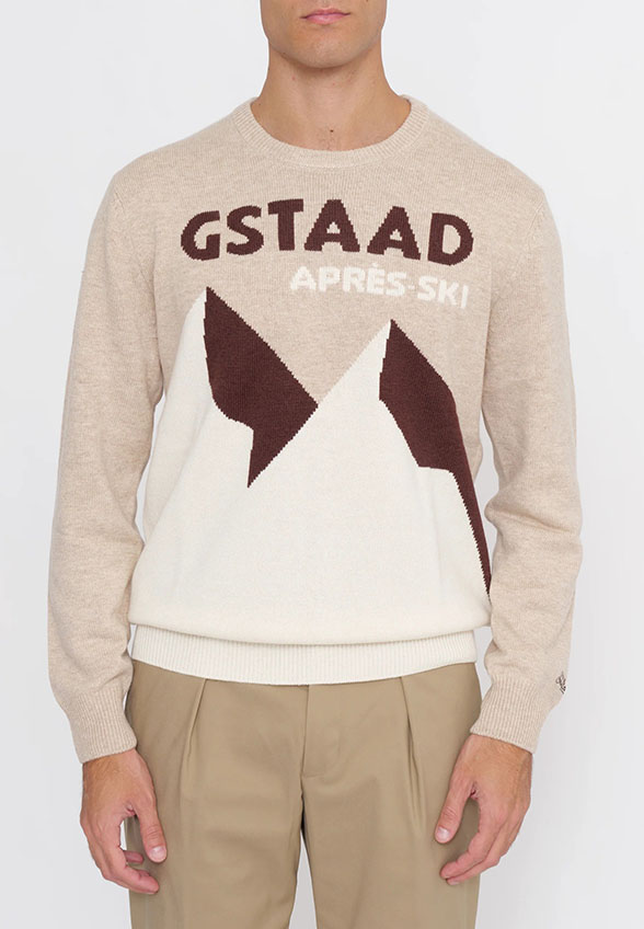 SWETER MĘSKI HERON BEŻOWY