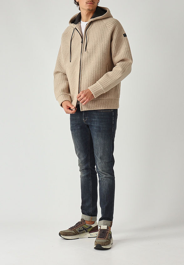 BLUZA MĘSKA CARREL BEŻOWA