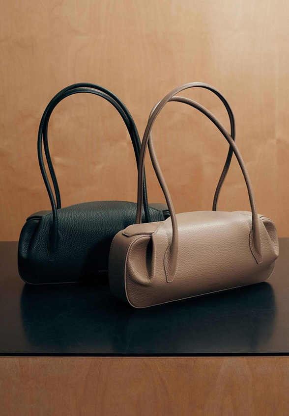 TORBA OYSTER SHOULDER BAG TAUPE