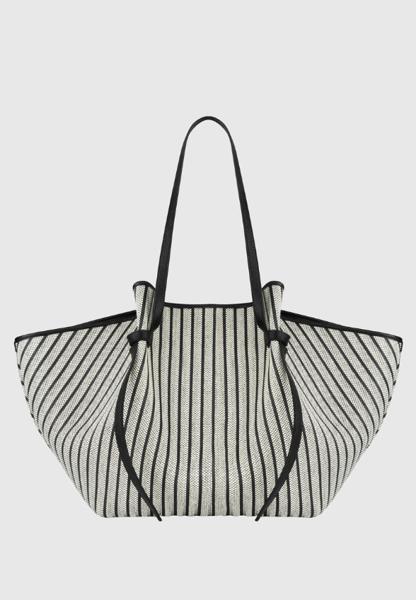 TORBA XL MOCHI WOMEN CANVAS CZARNO-SZARA