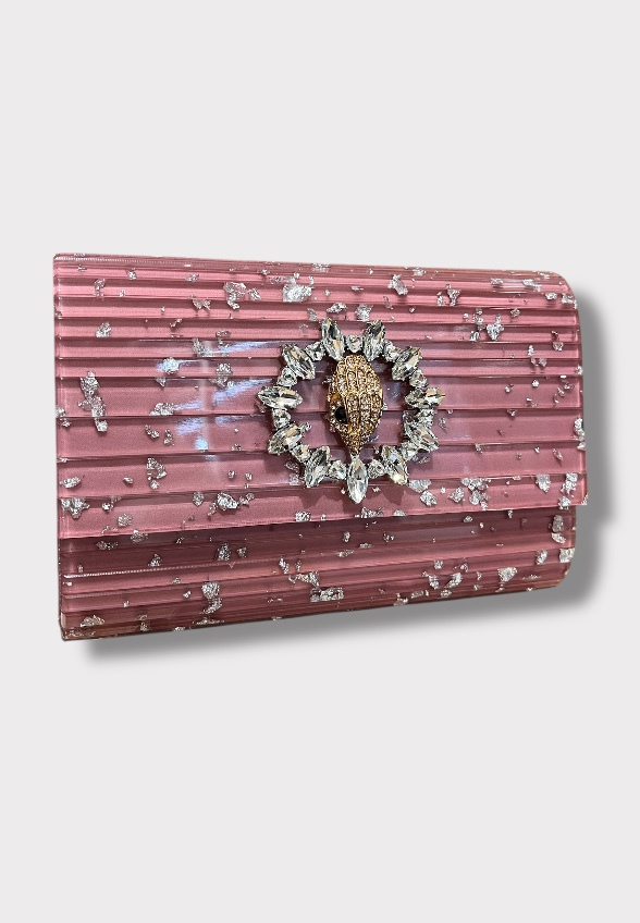 TOREBKA PARTY EAGLE CLUTCH RÓŻOWA