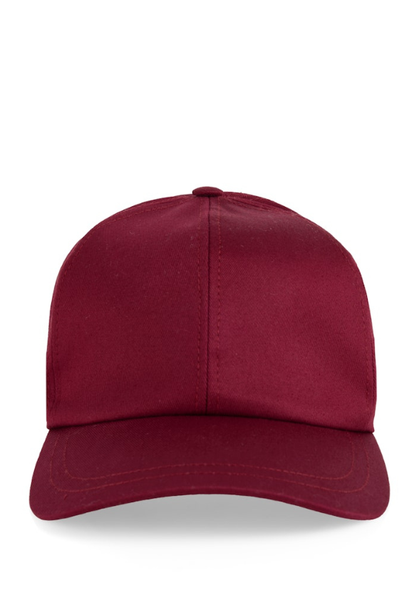 CZAPKA Z TASIEMKĄ BURGUNDOWA