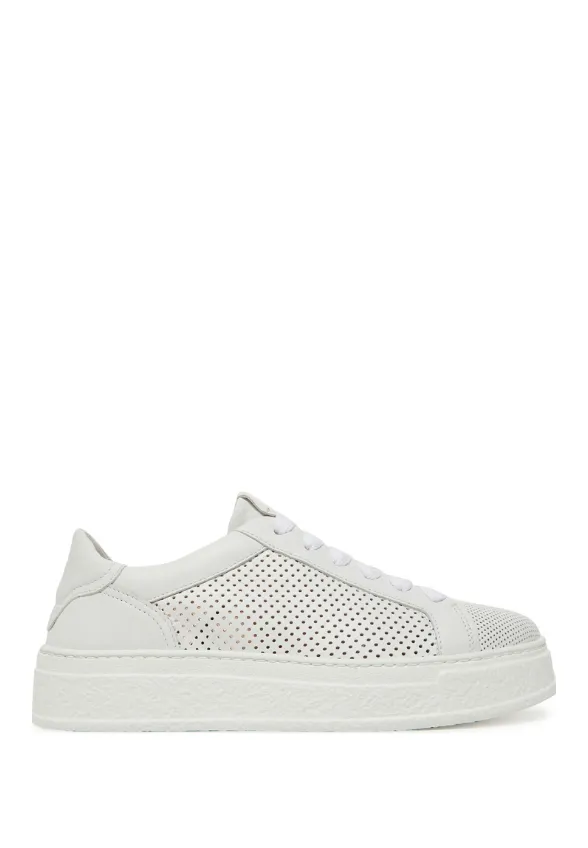 SNEAKERSY SKÓRZANE GIULY SPRING BIAŁE