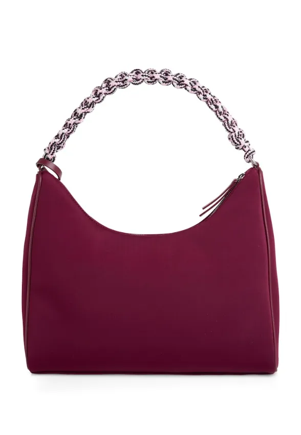 TORBA HOBO BURGUNDOWA