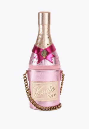 TOREBKA CHAMPAGNE BOTTLE RÓŻOWA
