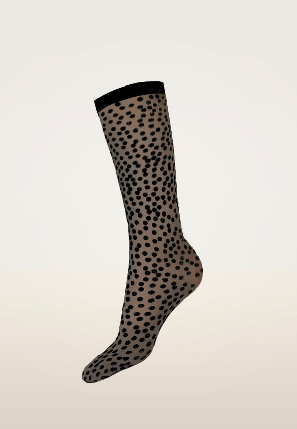 SKARPETKI SWEET DOTS CZARNE