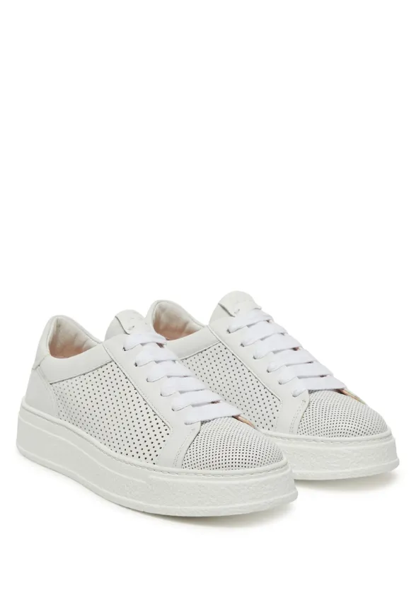 SNEAKERSY SKÓRZANE GIULY SPRING BIAŁE