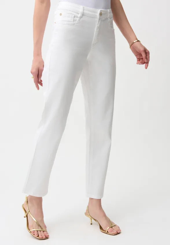 SPODNIE JEANSOWE SLIM-FIT BIAŁE