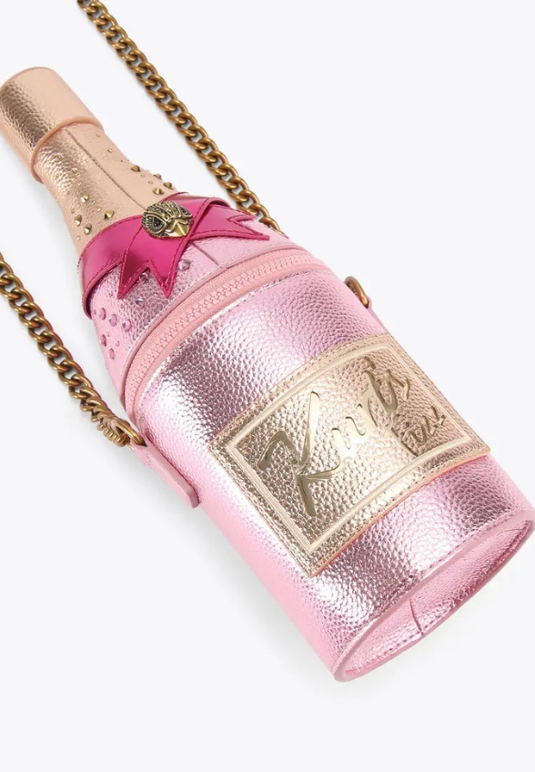 TOREBKA CHAMPAGNE BOTTLE RÓŻOWA