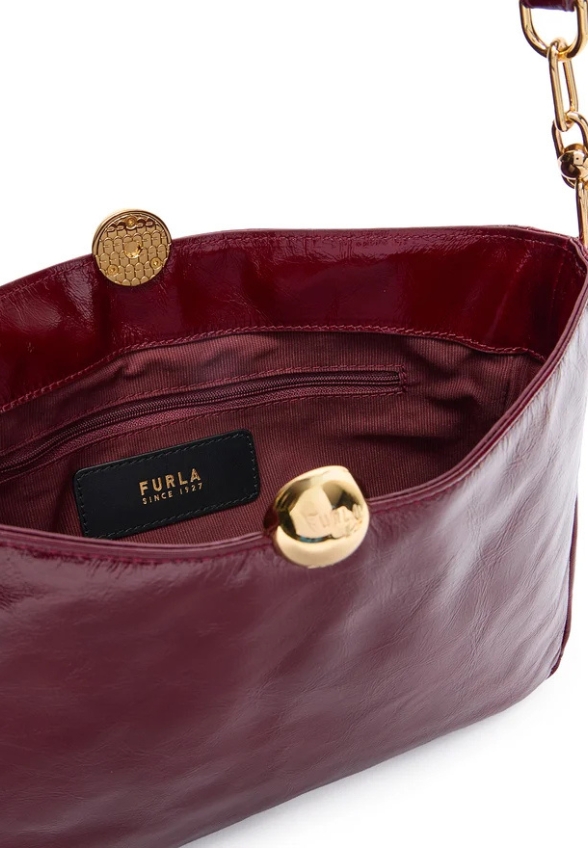 TOREBKA SKÓRZANA SFERA CROSSBODY MINI CZARNA