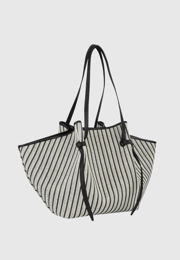 TORBA XL MOCHI WOMEN CANVAS CZARNO-SZARA