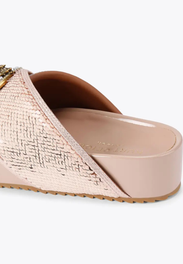 KLAPKI CHELSEA CROSS STRAP PUDROWY RÓŻ