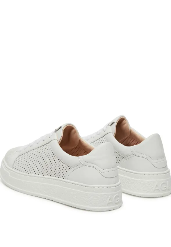 SNEAKERSY SKÓRZANE GIULY SPRING BIAŁE