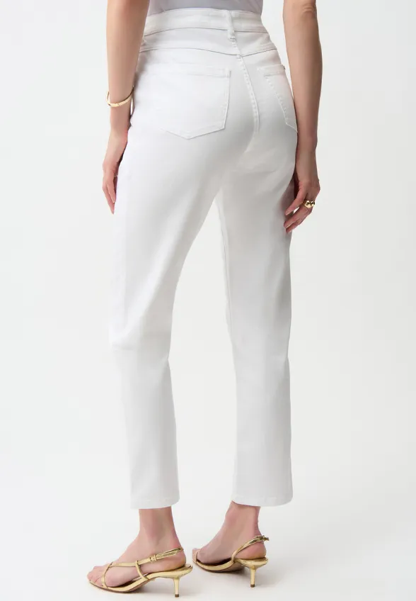 SPODNIE JEANSOWE SLIM-FIT BIAŁE