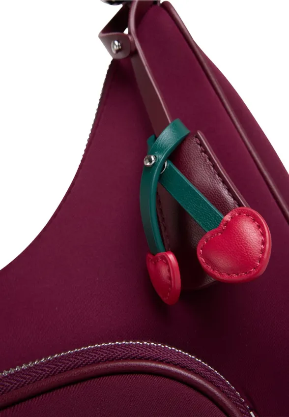 TORBA HOBO BURGUNDOWA