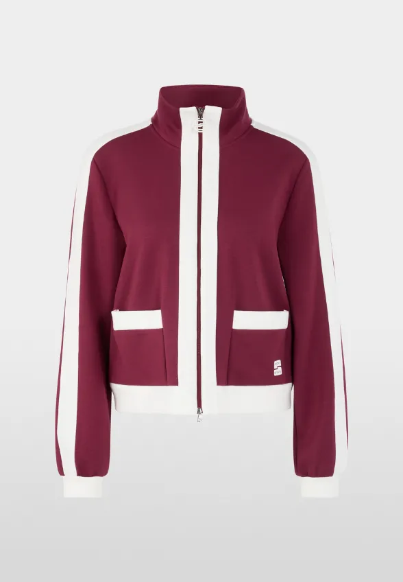 BLUZA O LUŹNYM KROJU BURGUNDOWA
