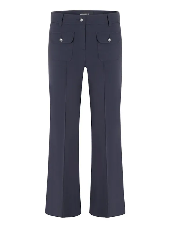 SPODNIE FARAH PATCHED POCKET GRANATOWE