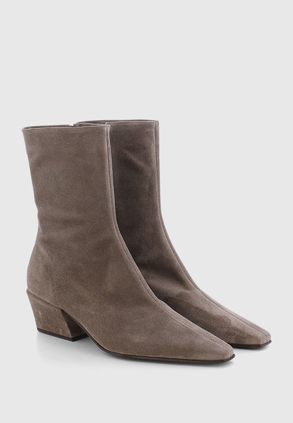 BOTKI ZAMSZOWE NYLA TAUPE