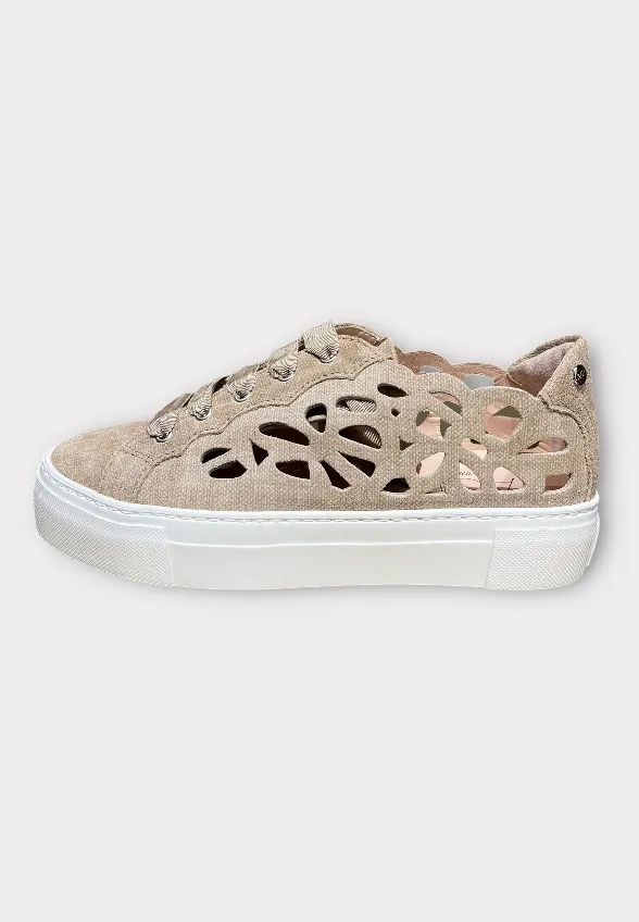 SNEAKERSY MANDI JASNY BRĄZ