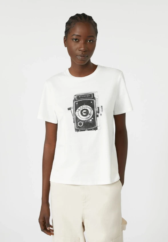 T-SHIRT GUGLIA BIAŁY