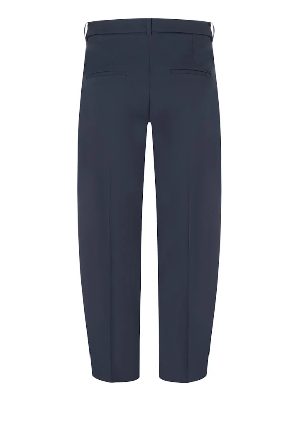 SPODNIE EMILIE WIDE-FIT GRANATOWE
