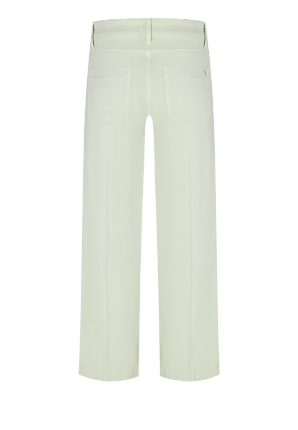 SPODNIE JEANSOWE TESS CROPPED PISTACJOWE