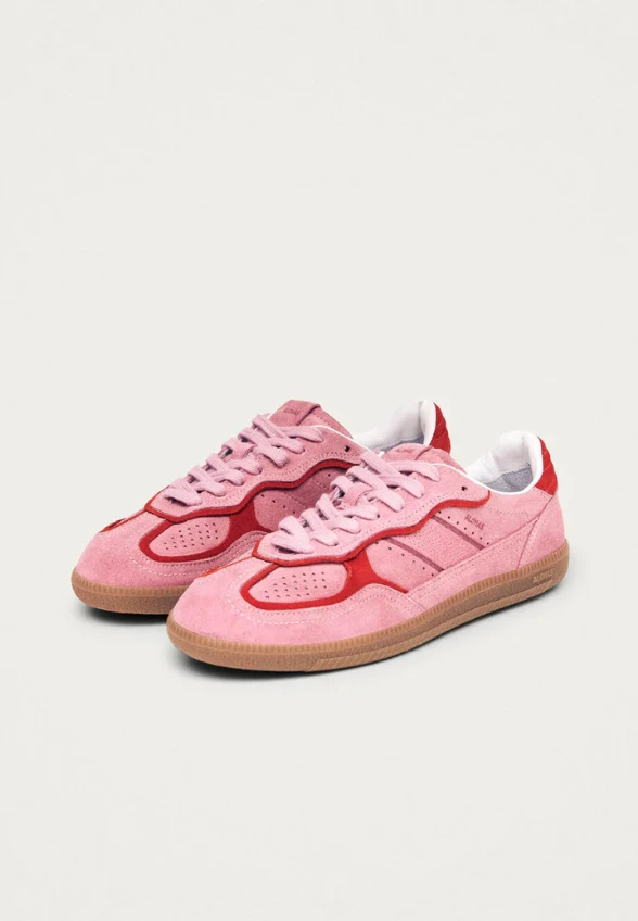 SNEAKERSY TB.490 RIFE Z ZAMSZOWEJ SKÓRY RÓŻOWE