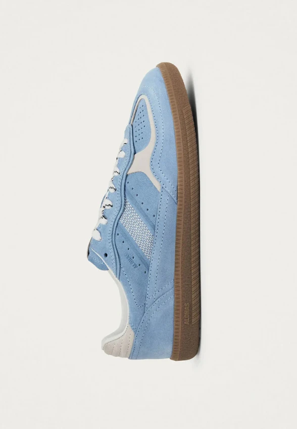 SNEAKERSY TB.490 RIFE Z ZAMSZOWEJ SKÓRY BŁĘKITNE